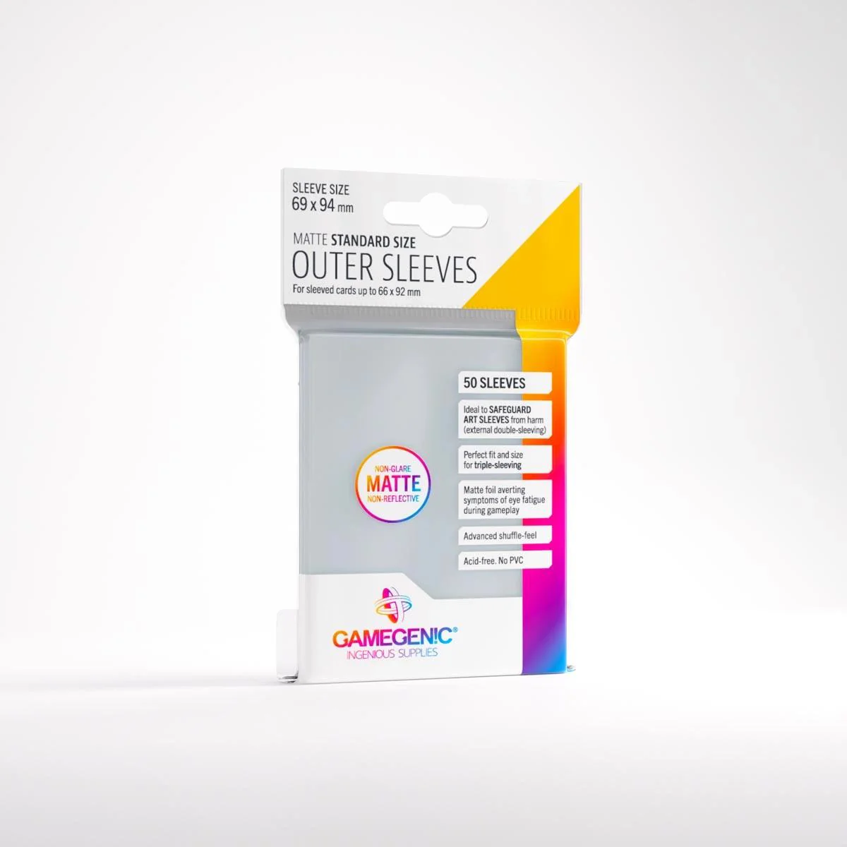 Gamegenic Matte Outer Sleeves - Standard Size - 50ct
