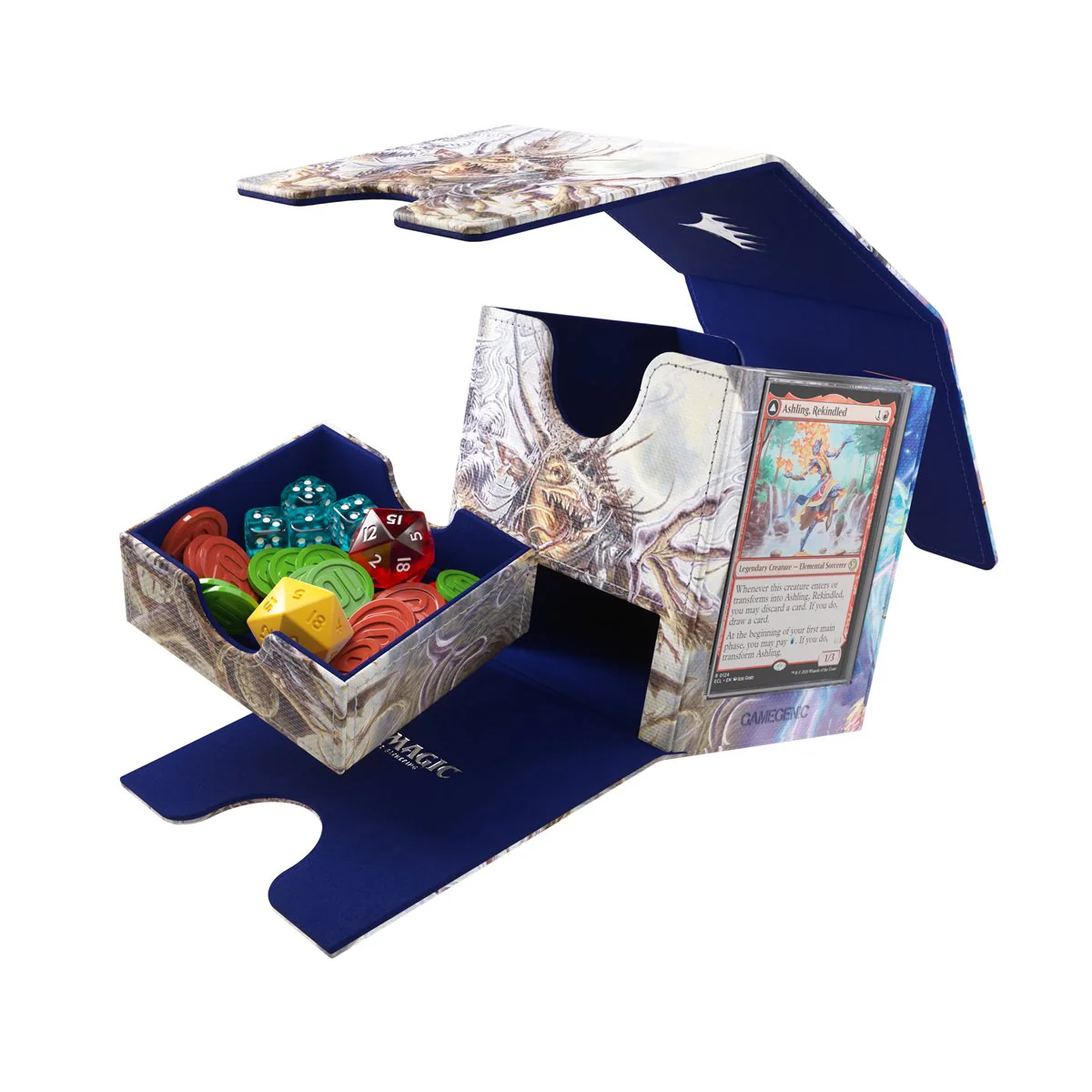 Gamegenic MTG Art Sidekick Pro XL Deck Box - 100+ - Lorwyn Eclipsed - Ashling, the Limitless / Auntie Ool, Cursewretch - Image 2