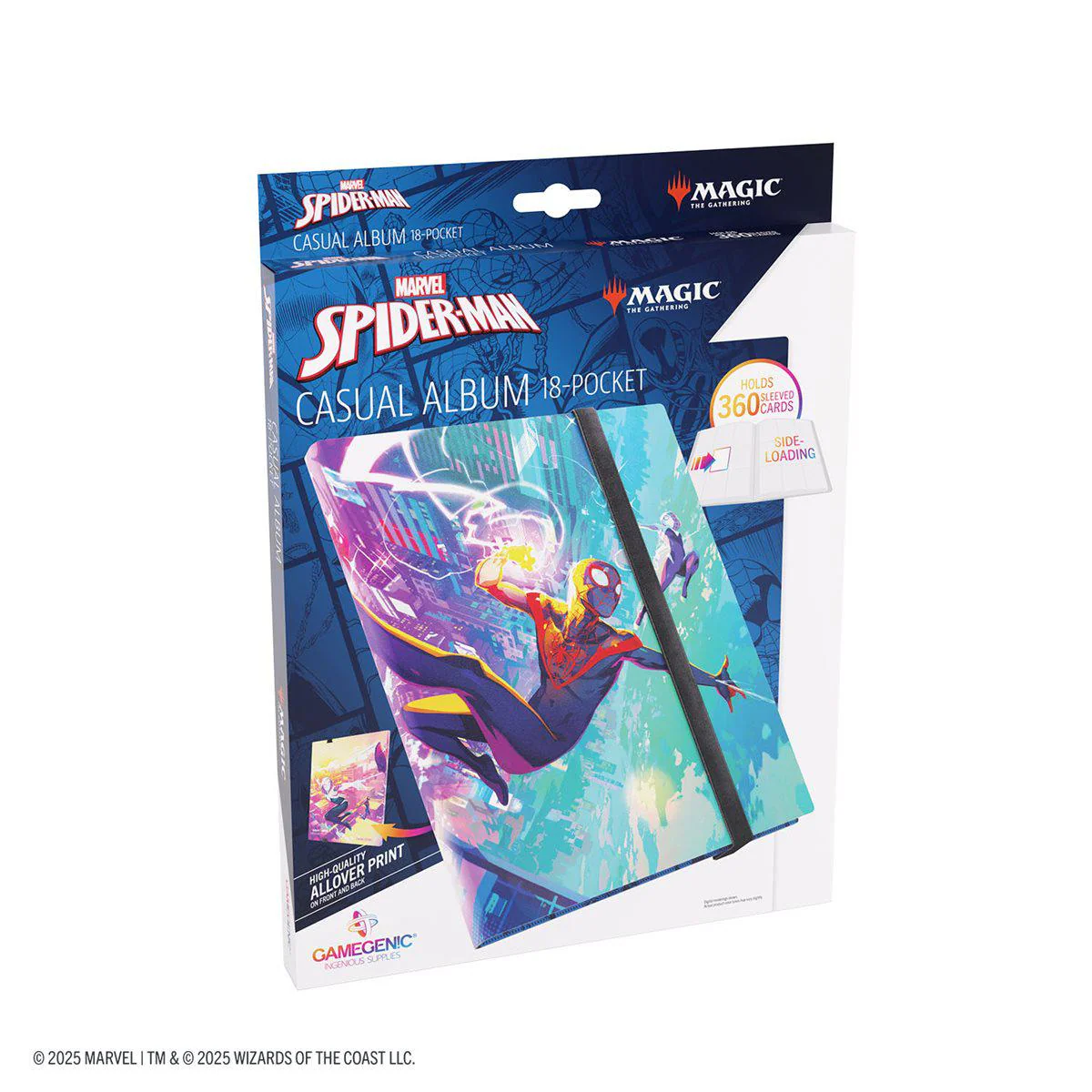 Gamegenic MTG Casual Album - 18-Pocket - Marvel's Spider-Man - Spider-Man/Spider-Gwen