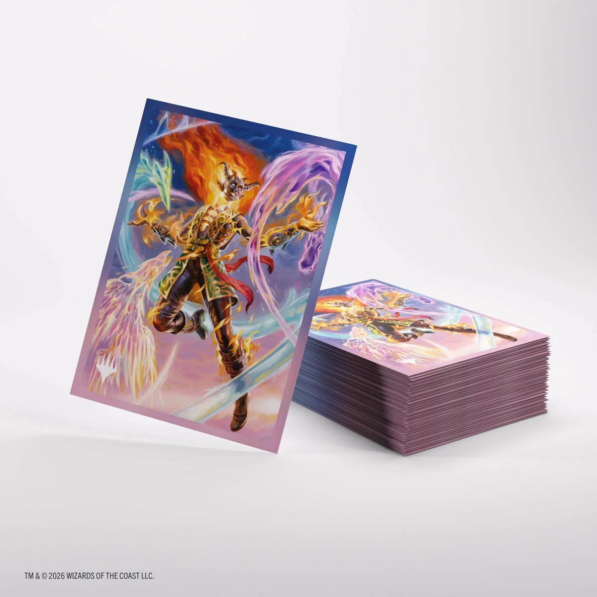 Gamegenic MTG Premium Art Sleeves - Standard Size - 105ct - Lorwyn Elipsed - Ashling, The Limitless - Image 2