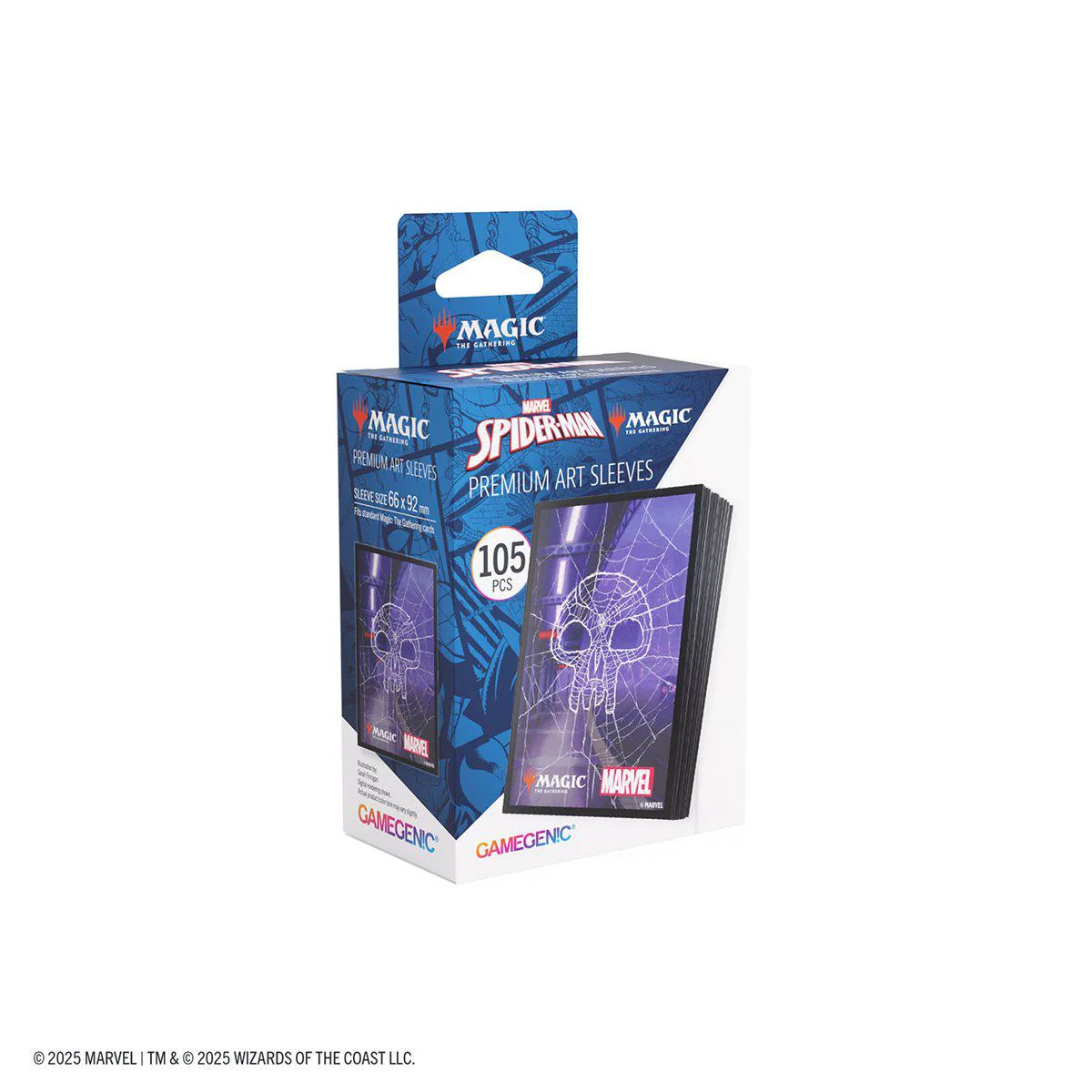 Gamegenic MTG Premium Art Sleeves - Standard Size - 105ct - Marvel's Spider-Man - Swamp