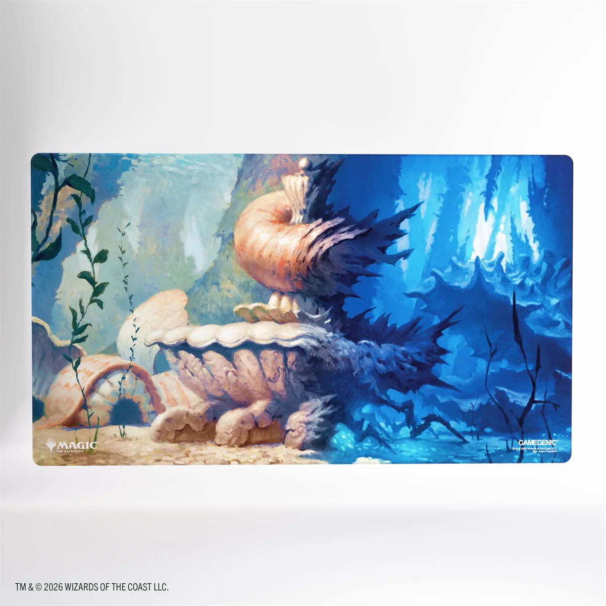 Gamegenic MTG Shiny Playmat - Lorwyn Eclipsed - Hallowed Fountain
