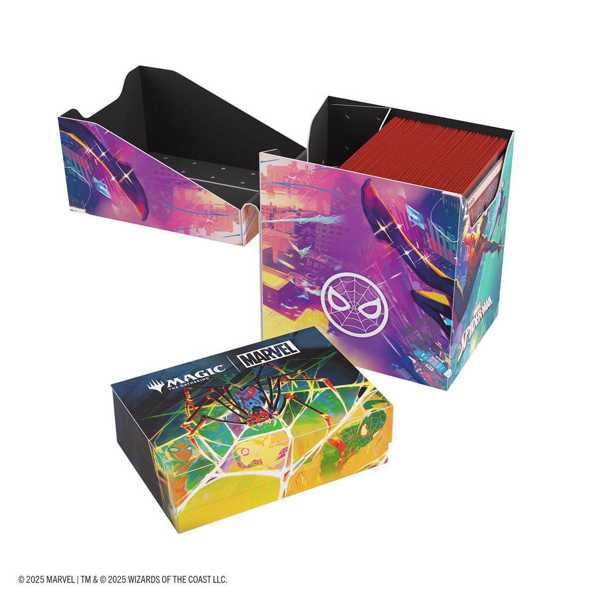 Gamegenic MTG Soft Crate Deck Box - 80+ - Marvel's Spider-Man - Spider-Man/Spider-Gwen - Image 2