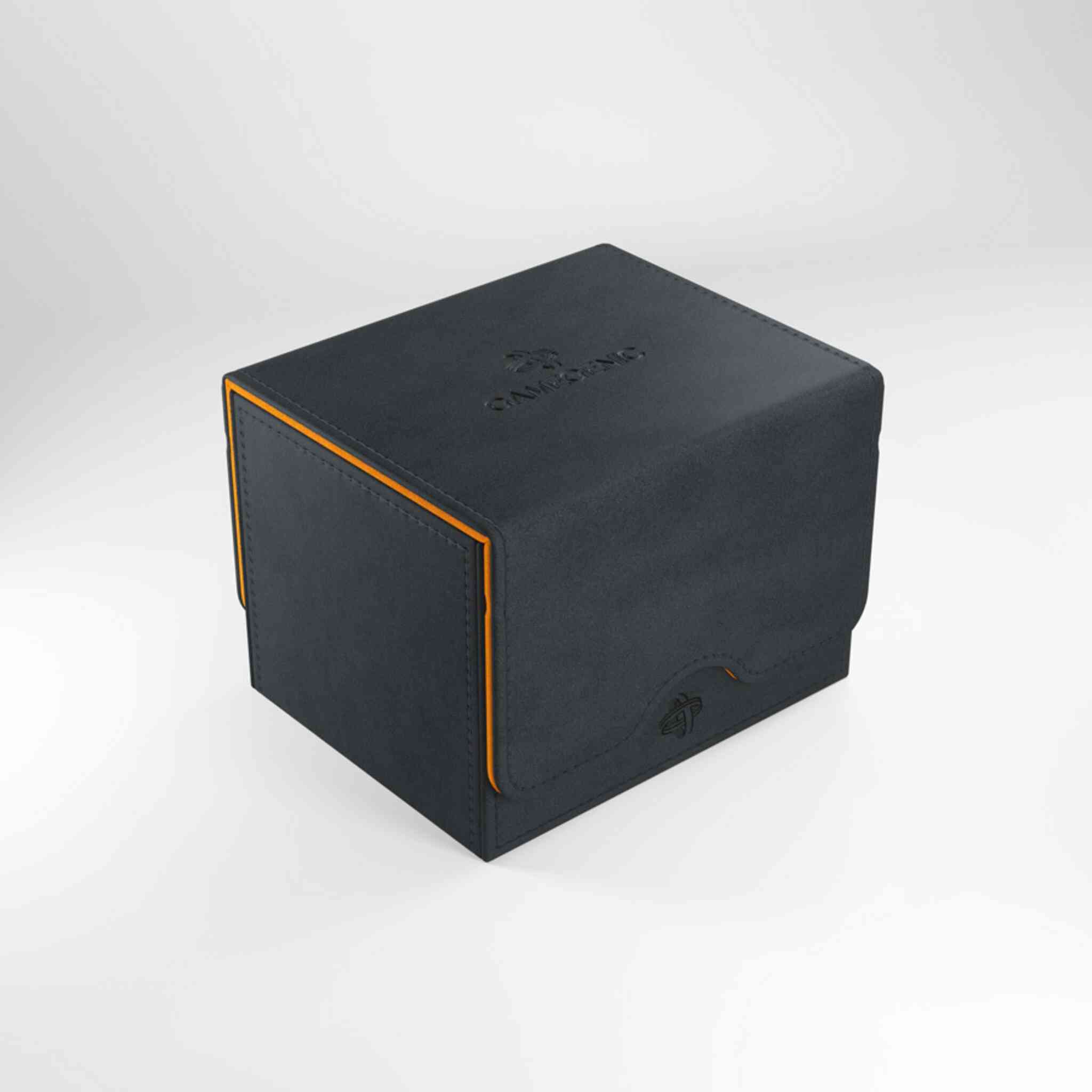 Gamegenic - Sidekick Convertible Deck Box XL Exclusive Edition - 100+ - Black and Orange