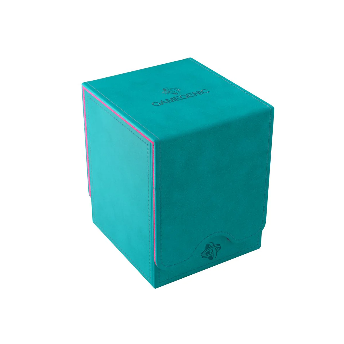 Gamegenic Squire XL Exclusive Edition Convertible Deck Box - 100+ - Teal and Pink - Image 2