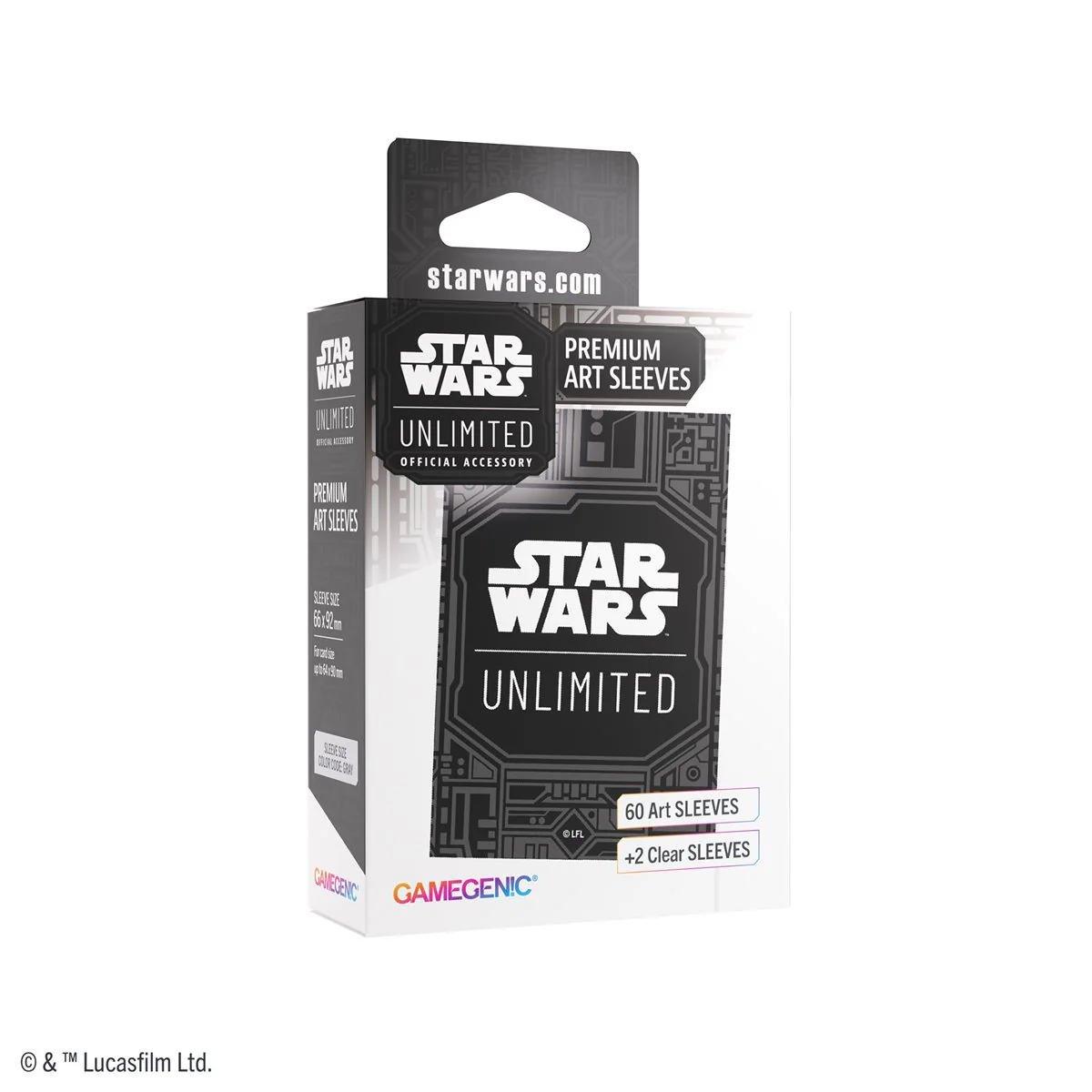 Gamegenic Star Wars: Unlimited Art Sleeves - Standard Size - 60ct - Unlimited Pattern