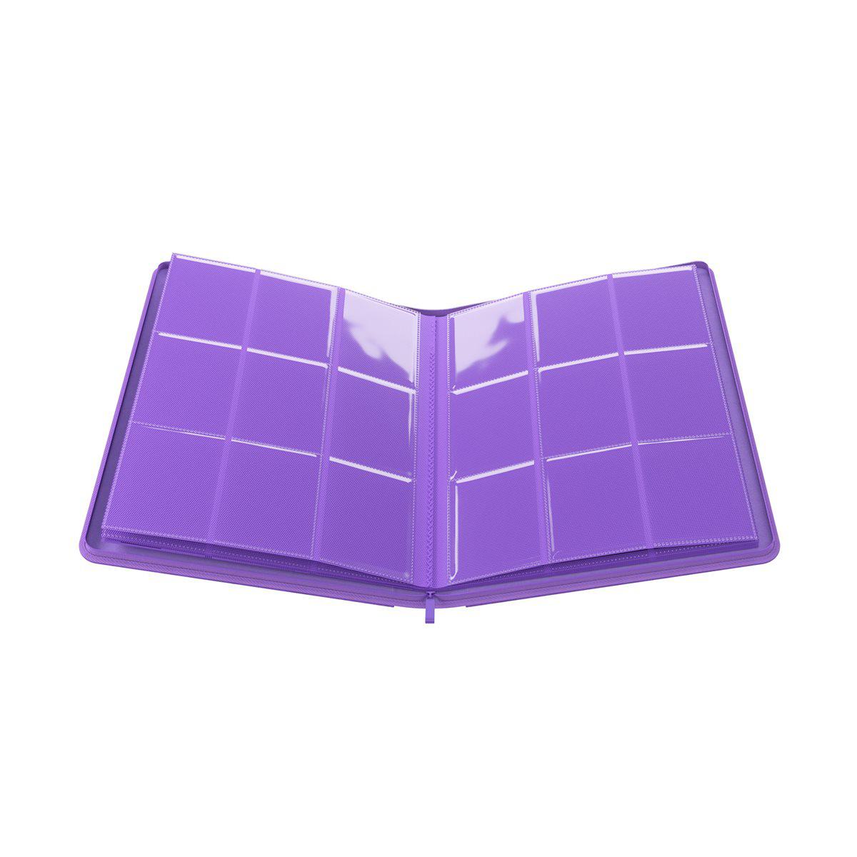 Gamegenic Zip-Up Album - 18-Pocket - Purple - Image 2