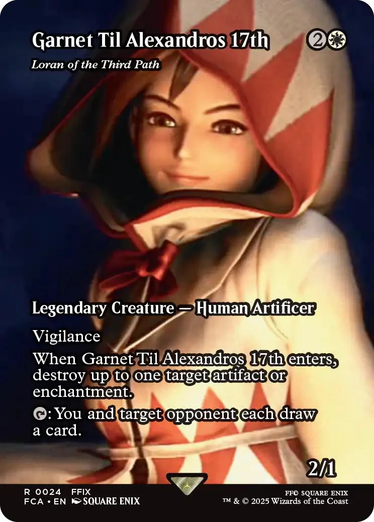 Garnet Til Alexandros 17th - Loran of the Third Path [24] [Borderless] [FINAL FANTASY: Through the Ages] [Non-Foil]