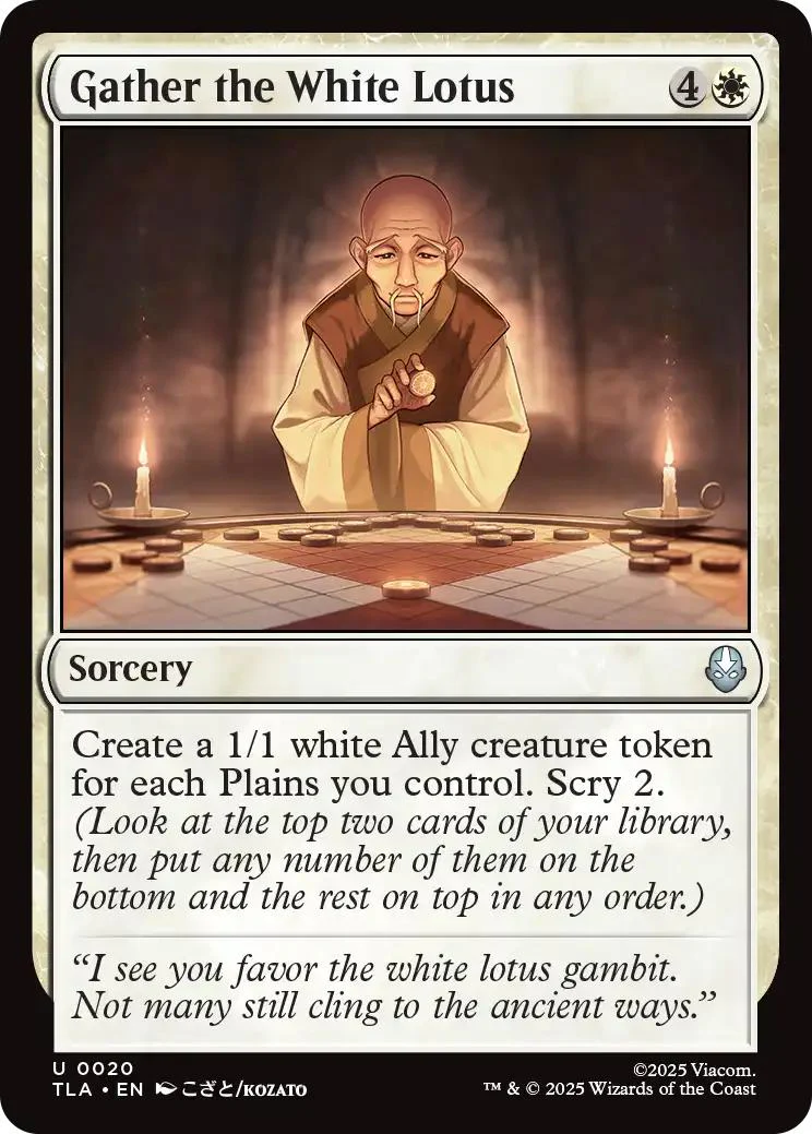 Gather the White Lotus [20] [Avatar: The Last Airbender] [Non-Foil]