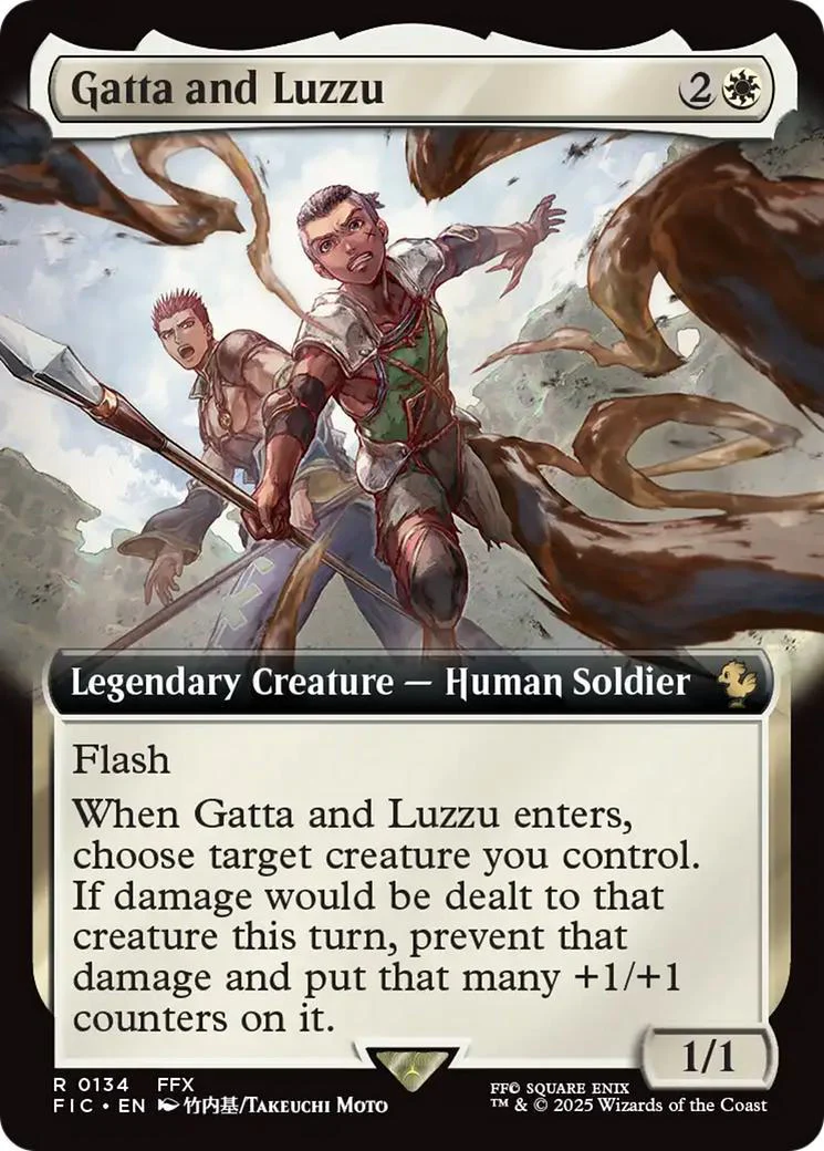 Gatta and Luzzu [134] [Extended Art] [FINAL FANTASY: Commander] [Non-Foil]