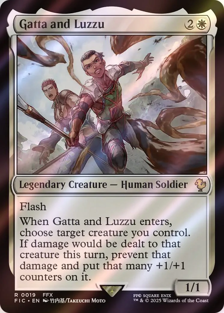 Gatta and Luzzu [19] [FINAL FANTASY: Commander] [Surge Foil]