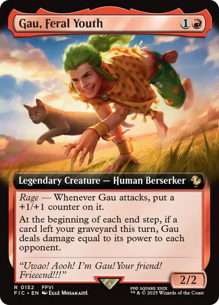 Gau, Feral Youth [152] [Extended Art] [FINAL FANTASY: Commander] [Non-Foil]