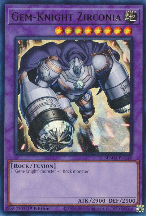Gem-Knight Zirconia - BLMM-EN142 - Ultra Rare - 1st Edition