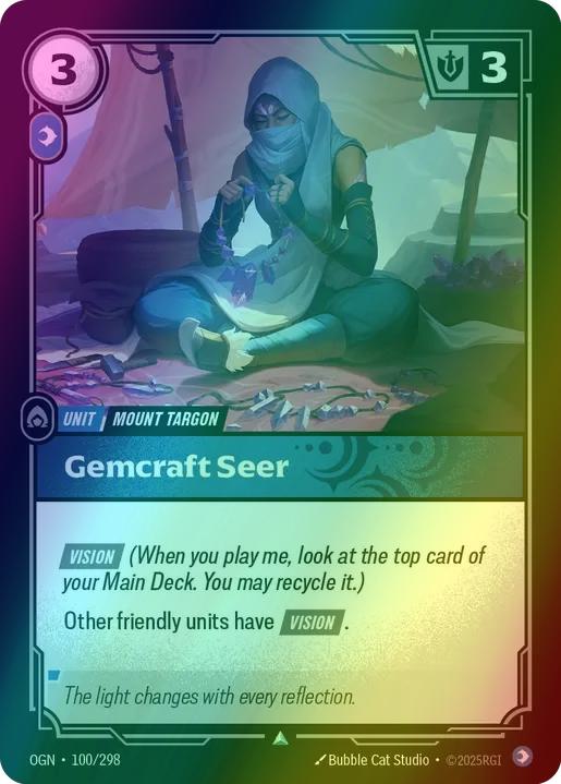 Gemcraft Seer - 100/298 [Origins] [Foil]