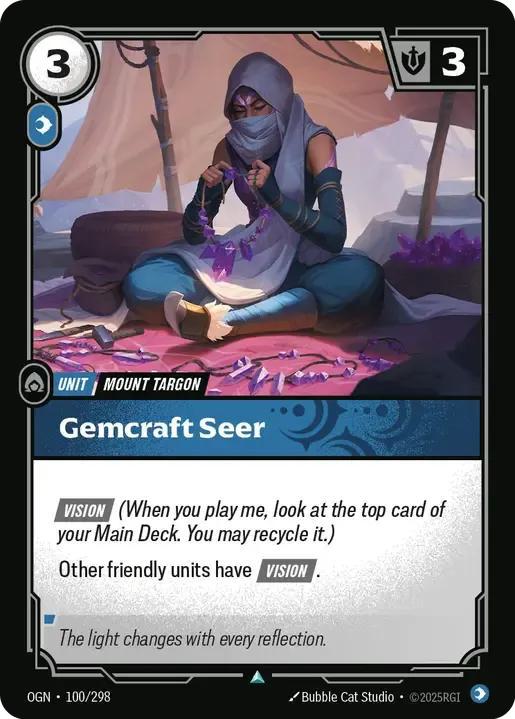 Gemcraft Seer - 100/298 [Origins] [Non-Foil]