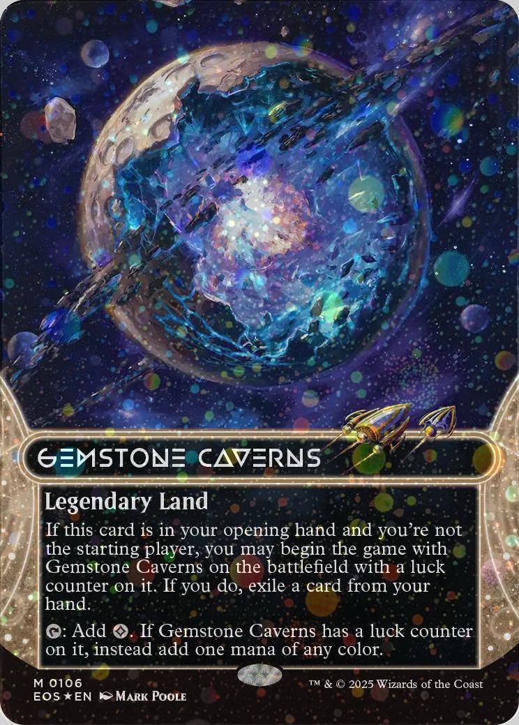 Gemstone Caverns [106] [Borderless] [Edge of Eternities: Stellar Sights] [Galaxy Foil]