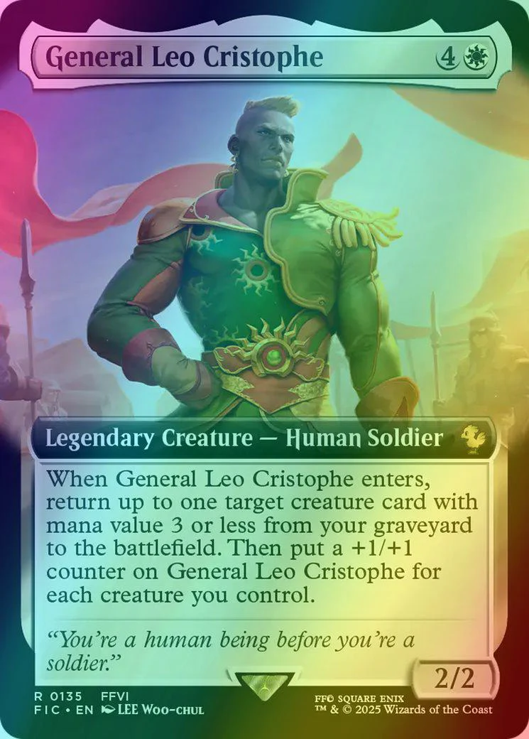 General Leo Cristophe [135] [Extended Art] [FINAL FANTASY: Commander] [Foil]