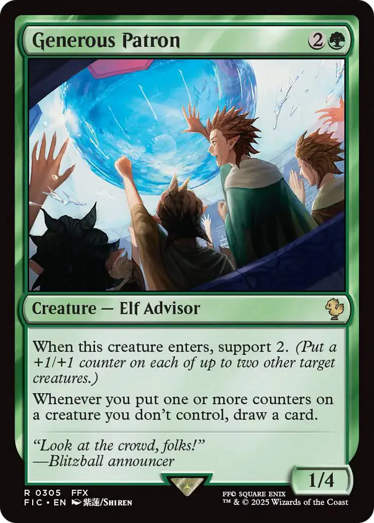 Generous Patron [305] [FINAL FANTASY: Commander] [Non-Foil]