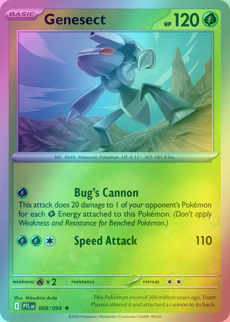 Genesect - 008/094 - Rare [me02-008] [Holo]