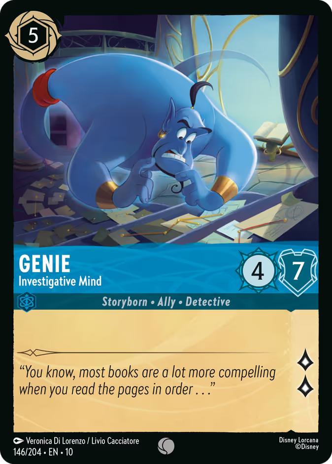 Genie - Investigative Mind - 146/204 [Whispers in the Well] [Non-Foil]