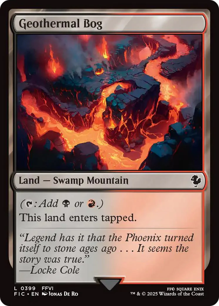 Geothermal Bog [399] [FINAL FANTASY: Commander] [Non-Foil]