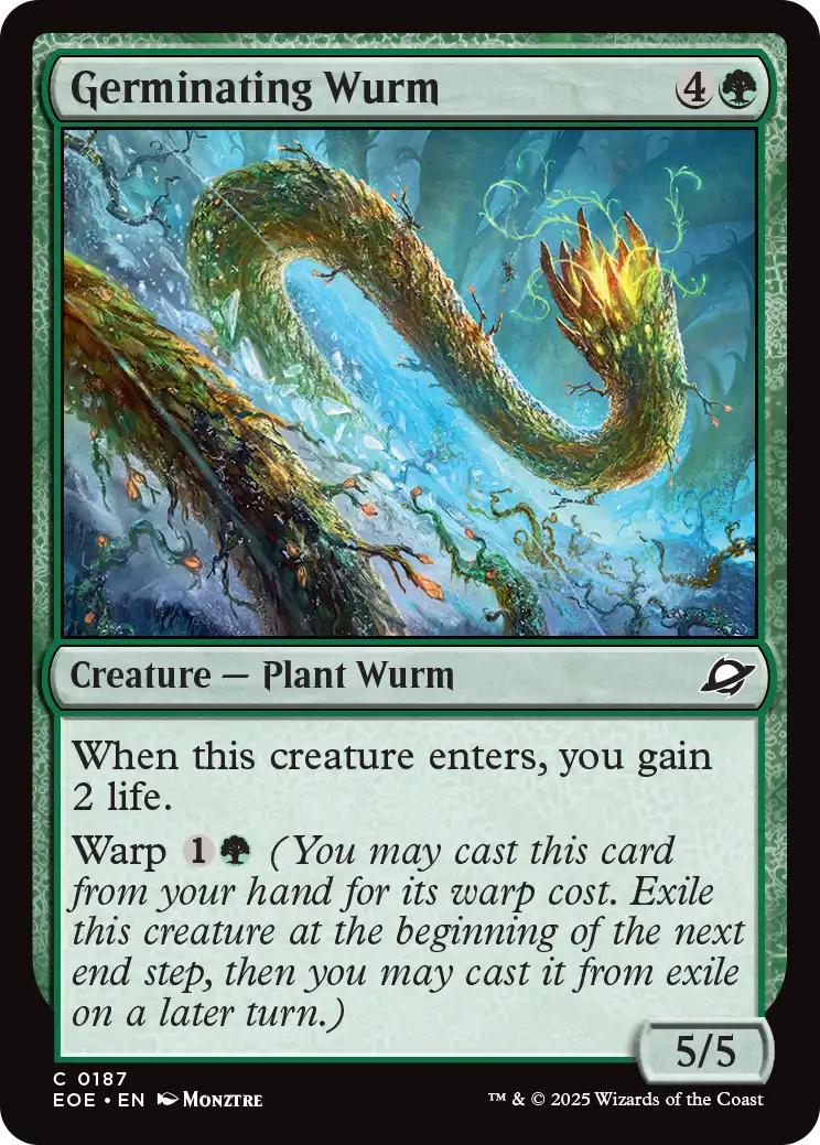 Germinating Wurm [187] [Edge of Eternities] [Non-Foil]