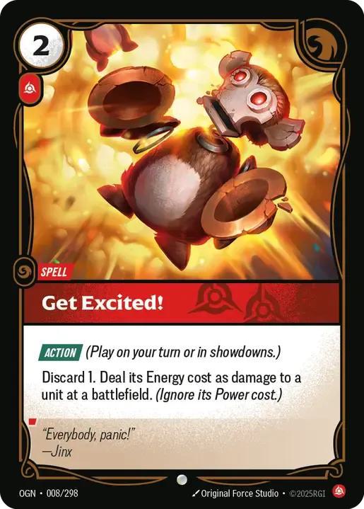 Get Excited! - 008/298 [Origins] [Non-Foil]