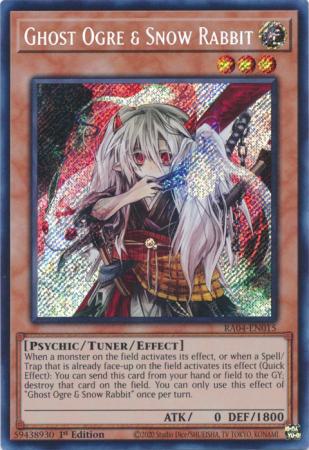 Ghost Ogre & Snow Rabbit - RA04-EN015 - Secret Rare - 1st Edition