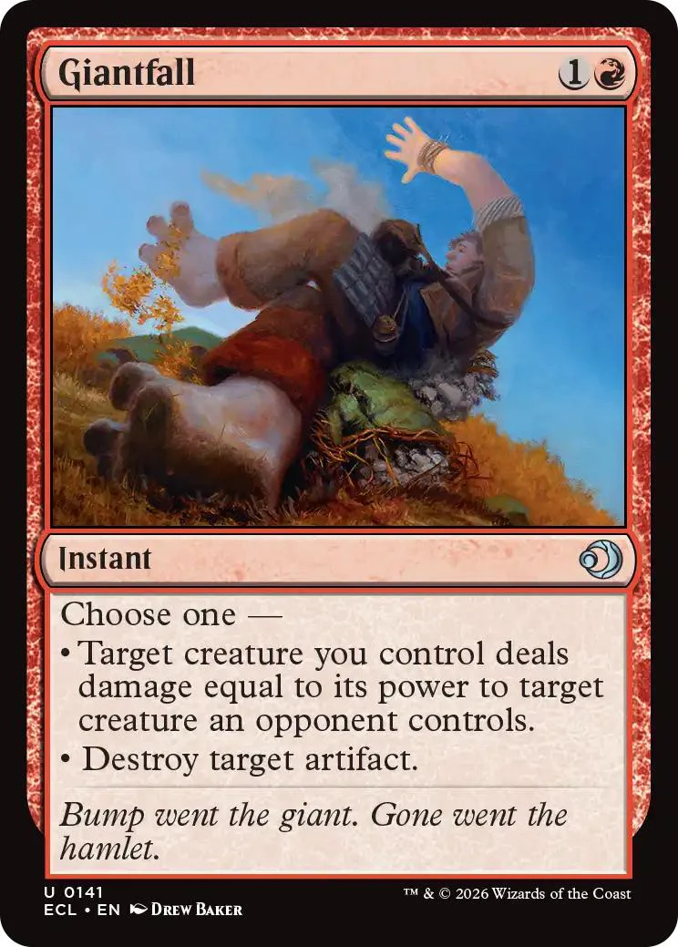 Giantfall [141] [Lorwyn Eclipsed] [Non-Foil]