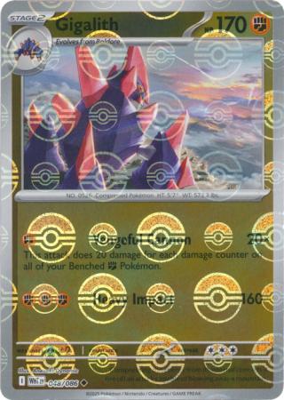 Gigalith - Poké Ball Pattern - 048/086 - Uncommon [sv105w-048] [Reverse Holo]