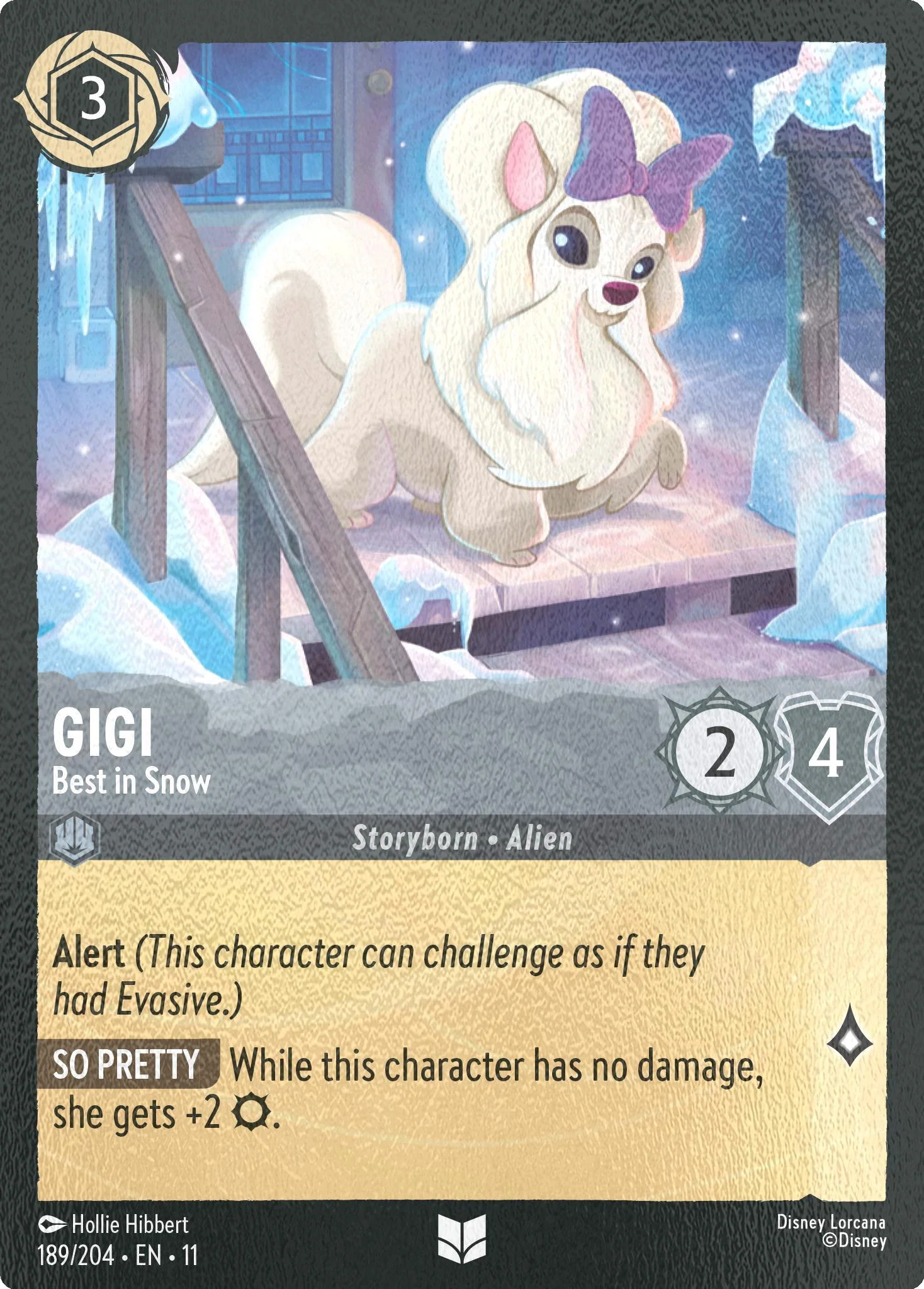 Gigi - Best in Snow - 189/204 [Winterspell] [Cold Foil]