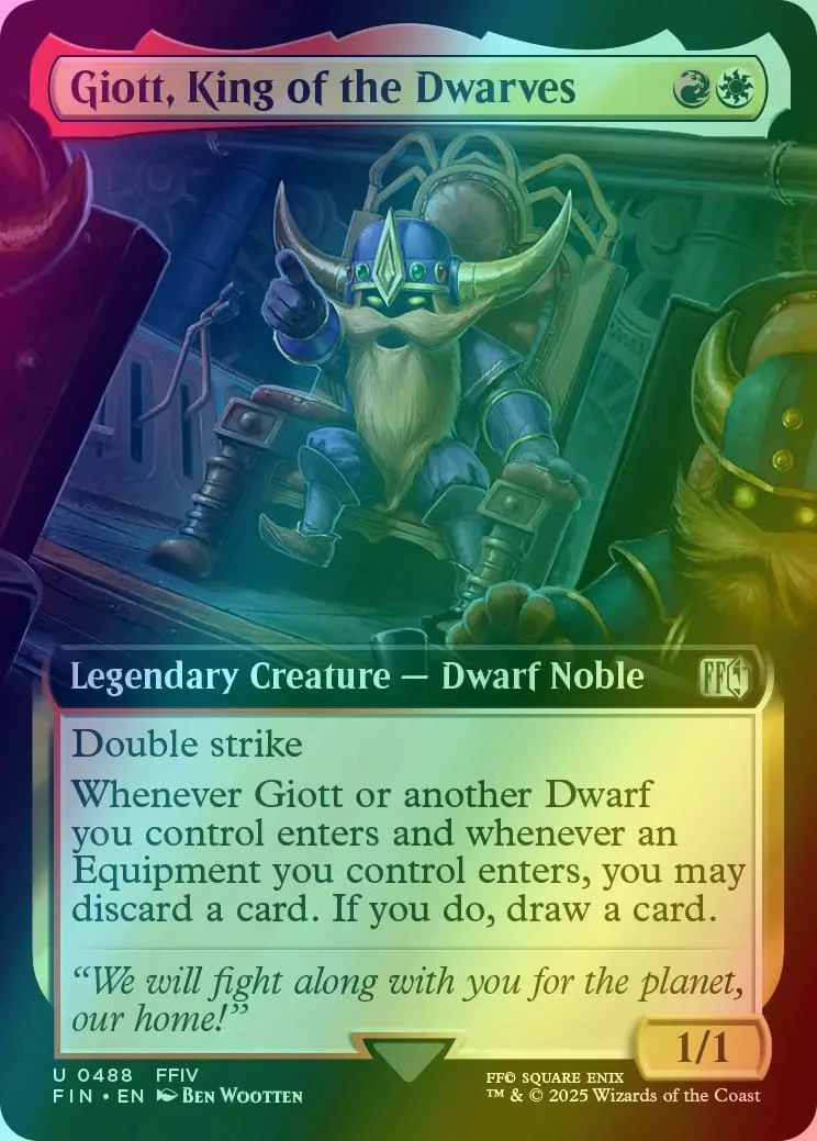 Giott, King of the Dwarves [488] [Extended Art] [FINAL FANTASY] [Foil]