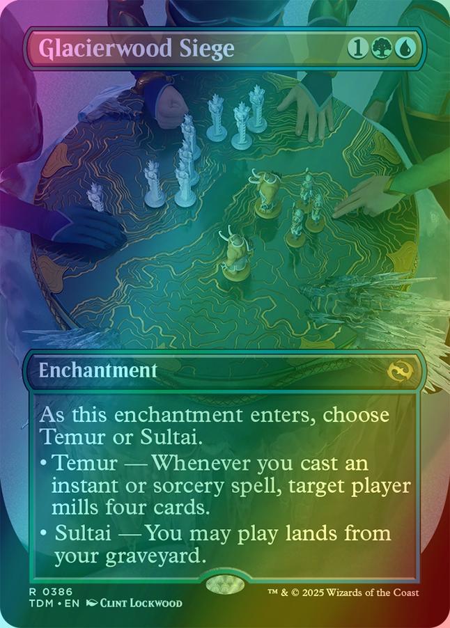 Glacierwood Siege [386] [Borderless] [Tarkir: Dragonstorm] [Foil]