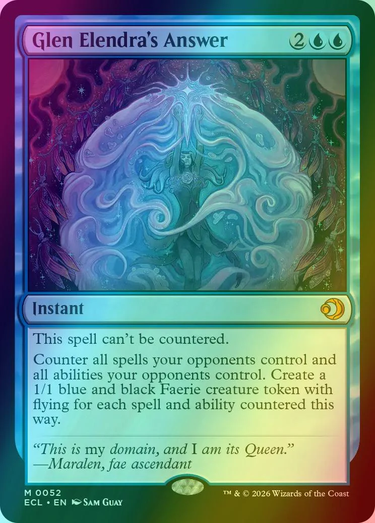 Glen Elendra's Answer [52] [Lorwyn Eclipsed] [Foil]