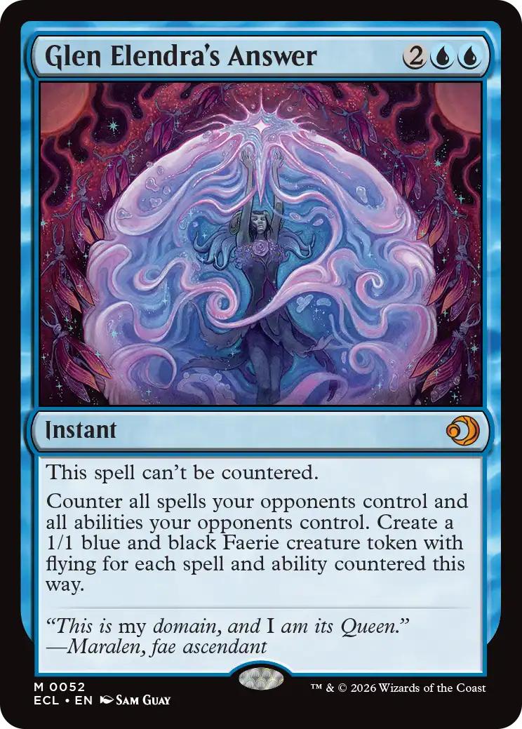 Glen Elendra's Answer [52] [Lorwyn Eclipsed] [Non-Foil]