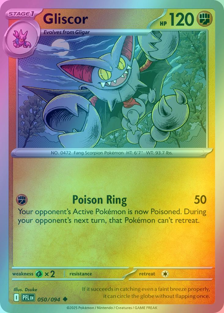 Gliscor - 050/094 - Uncommon [me02-050] [Reverse Holo]