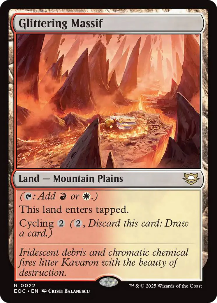 Glittering Massif [22] [Edge of Eternities: Commander] [Non-Foil]