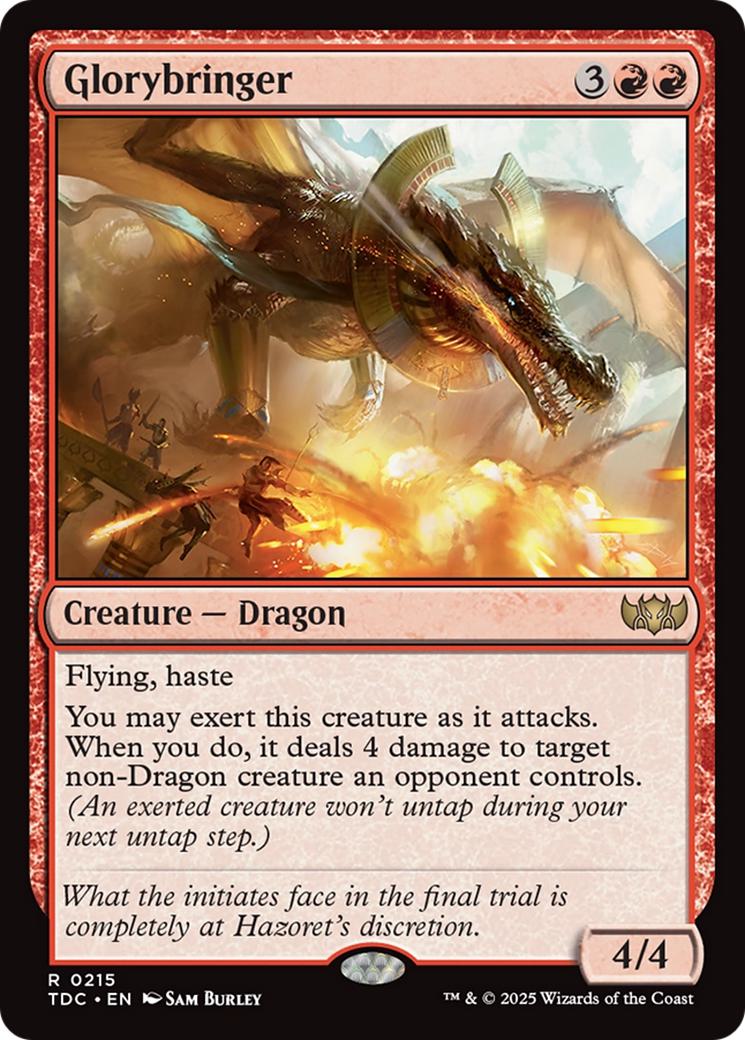 Glorybringer [215] [Tarkir: Dragonstorm: Commander] [Non-Foil]