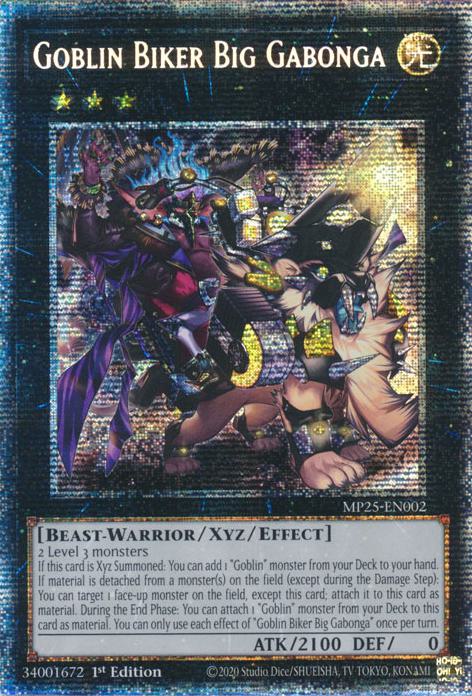 Goblin Biker Big Gabonga - MP25-EN002 - Starlight Rare - 1st Edition