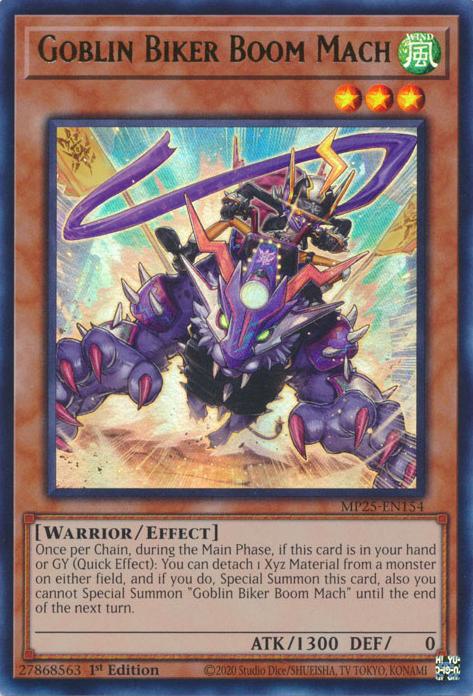 Goblin Biker Boom Mach - MP25-EN154 - Ultra Rare - 1st Edition