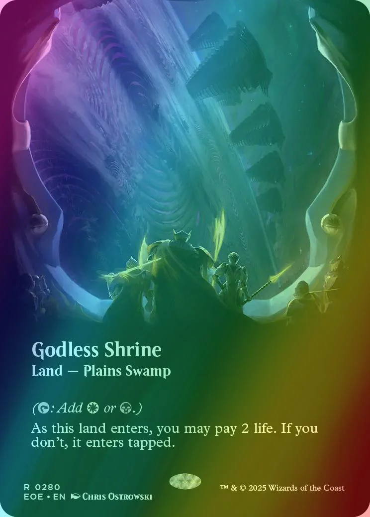 Godless Shrine [280] [Borderless] [Viewport] [Edge of Eternities] [Foil]
