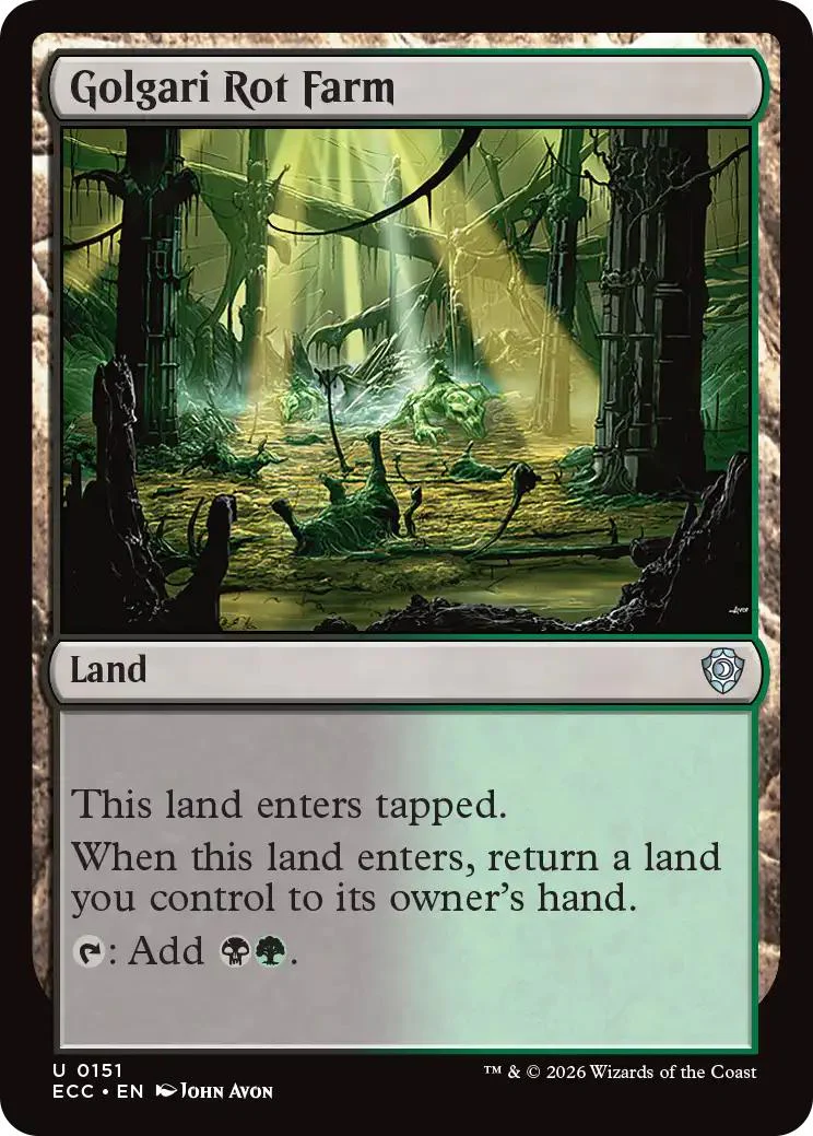Golgari Rot Farm [151] [Lorwyn Eclipsed: Commander] [Non-Foil]