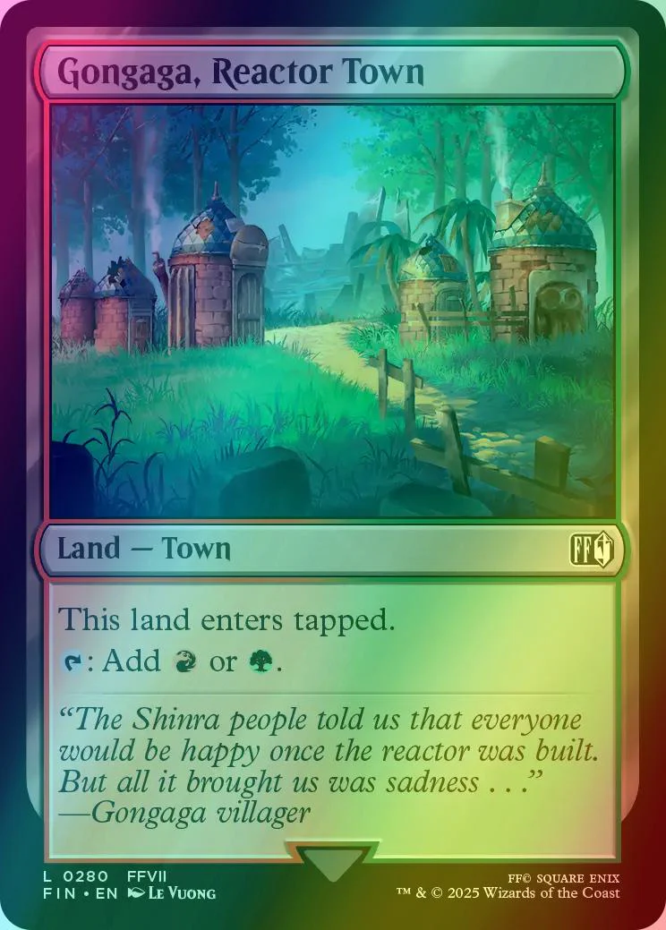 Gongaga, Reactor Town [280] [FINAL FANTASY] [Foil]