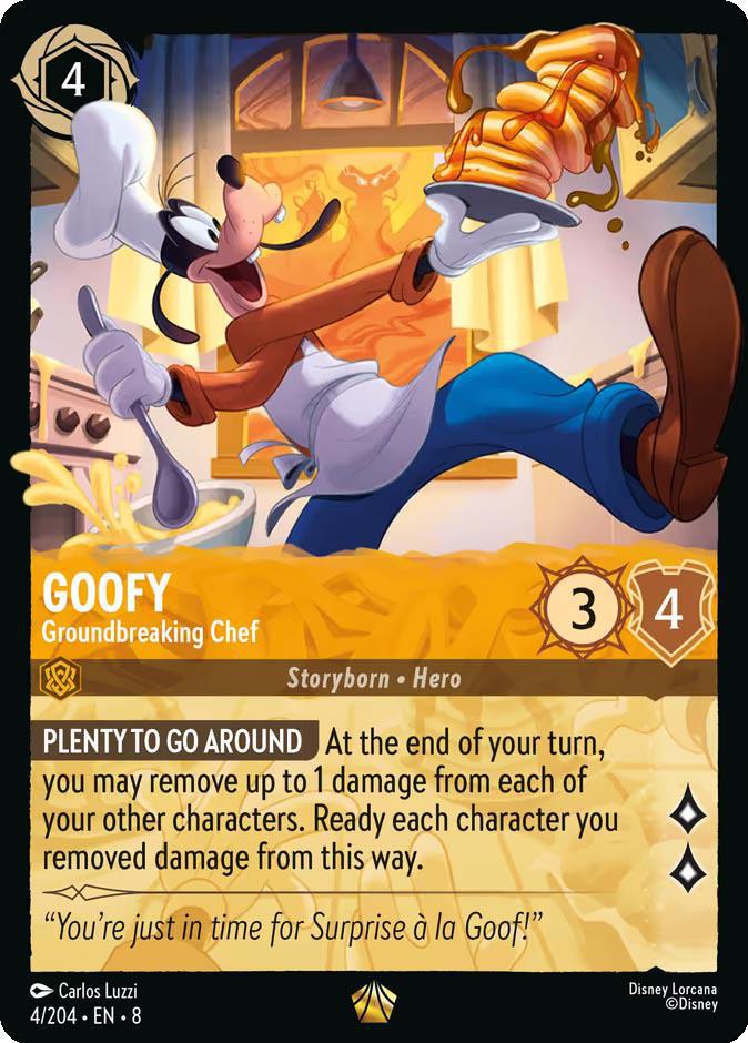 Goofy - Groundbreaking Chef - 4/204 [Reign of Jafar] [Non-Foil]