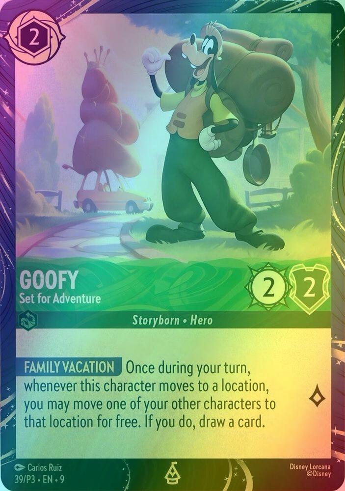 Goofy - Set for Adventure - 39/P3 [Disney Lorcana Promo Cards] [Holofoil]