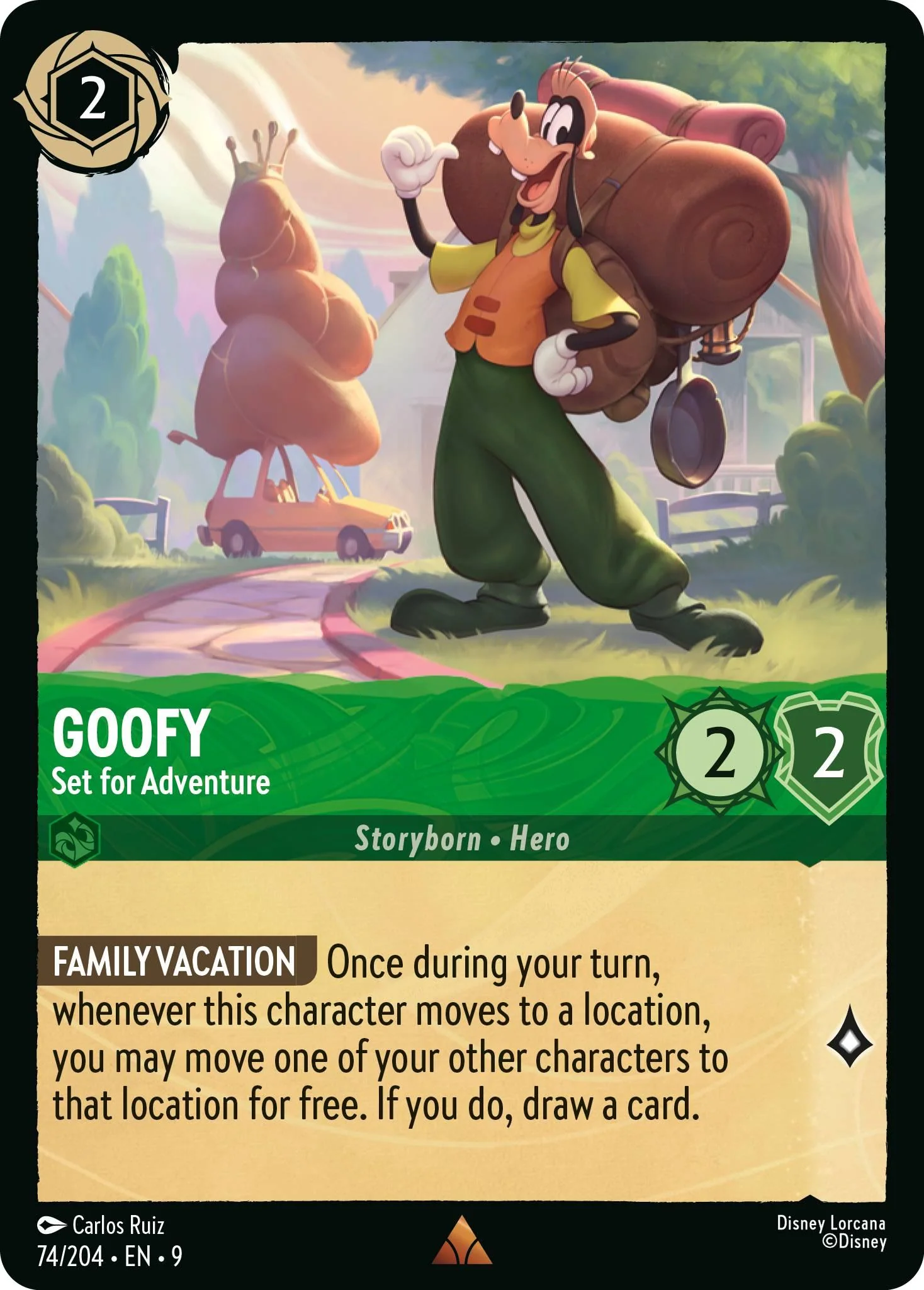 Goofy - Set for Adventure - 74/204 [Fabled] [Non-Foil]