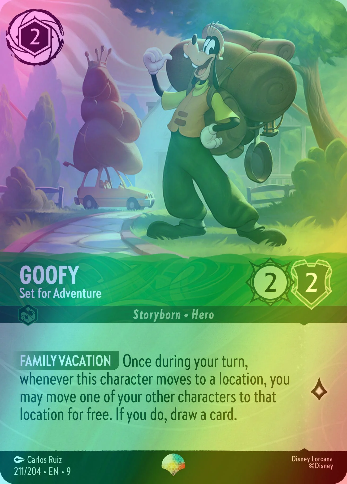 Goofy - Set for Adventure (Epic) - 211/204 [Fabled] [Holofoil]