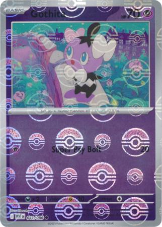 Gothita - Poké Ball Pattern - 041/086 - Common [sv105w-041] [Reverse Holo]