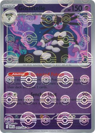 Gothitelle - Poké Ball Pattern - 043/086 - Rare [sv105w-043] [Reverse Holo]