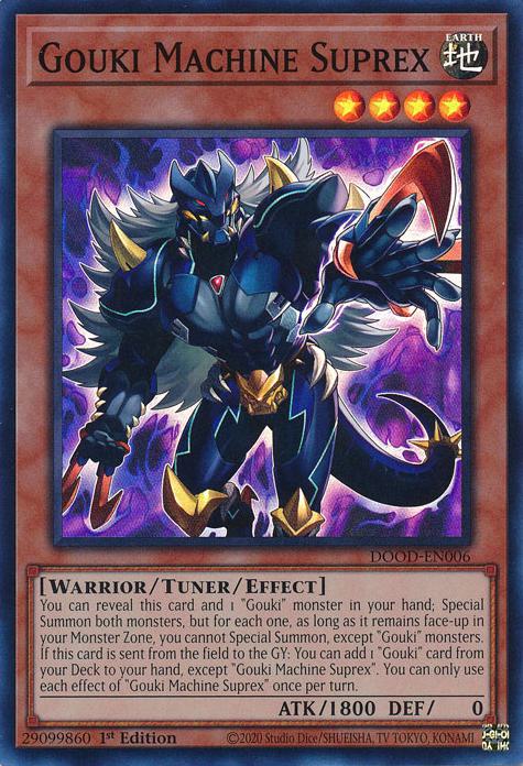 Gouki Machine Suprex - DOOD-EN006 - Super Rare - 1st Edition
